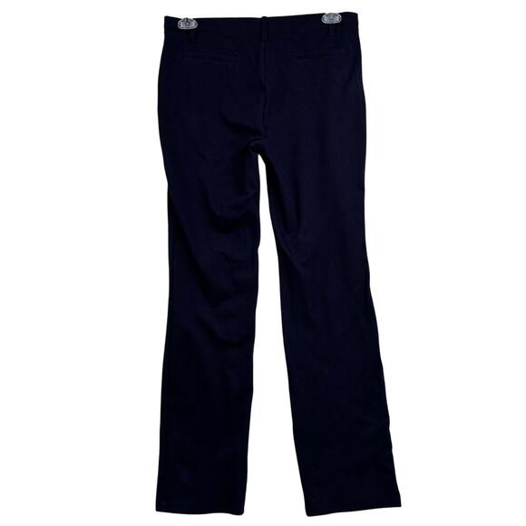 Tapata Pants Womens Size L Navy Blue Straight Leg Pull On Ponte Knit Stretch - Picture 5 of 9